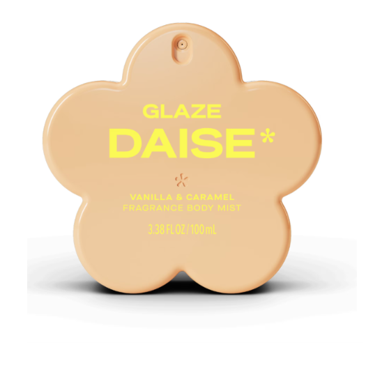 DAISE Fragrance Body Mist in Glaze, Vanilla & Caramel, 3.38 FL OZ / 100 mL