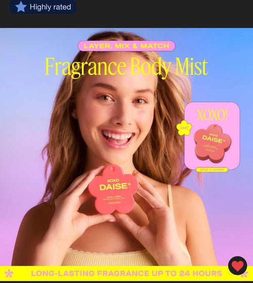 Daise xoxo women body mist
